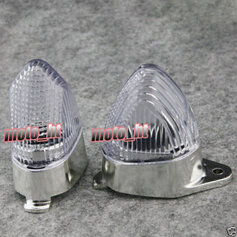 for Kawasaki ZX6R 2005-2006 ZX10R Motorcycle Clear Turn Signal Lamp Lens Cover Q