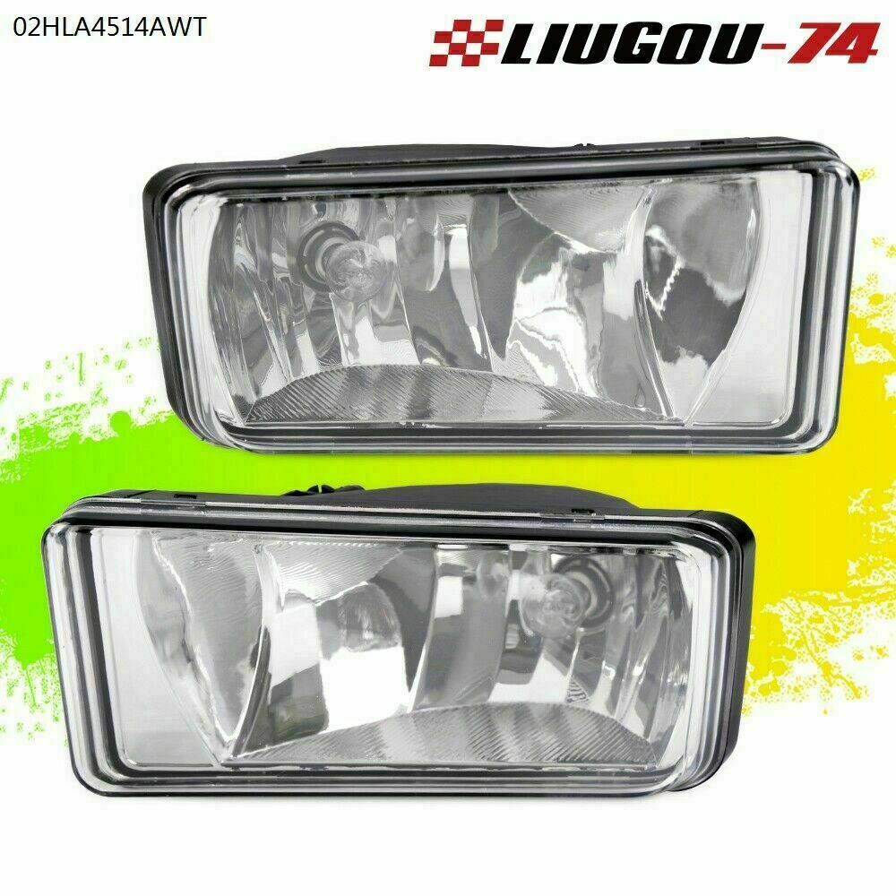 Bumper Driving Fog Lights Fit for Silverado Tahoe Suburban Clear Lens 07-13- v