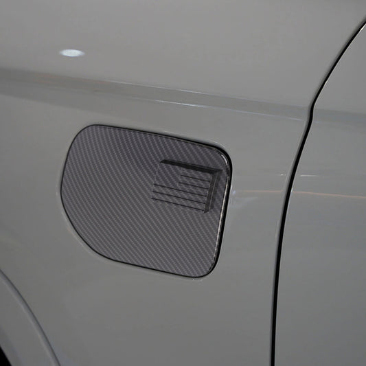 Car Charging Port Cover Trim for Jeep Grand Cherokee 2021-2024 ABS Carbon Fiber