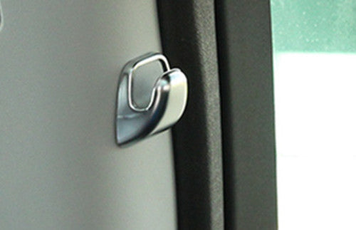Chrome Silver B-pillar hook up for seat belt cover trim for Range Rover Evoque 2020