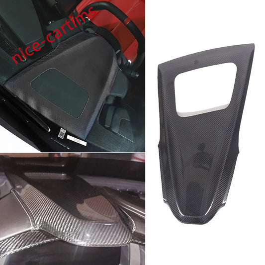 Carbon Fiber W/ HUD Dashboard Upper Panel Trim for Chevrolet for Corvette C8 2020-24