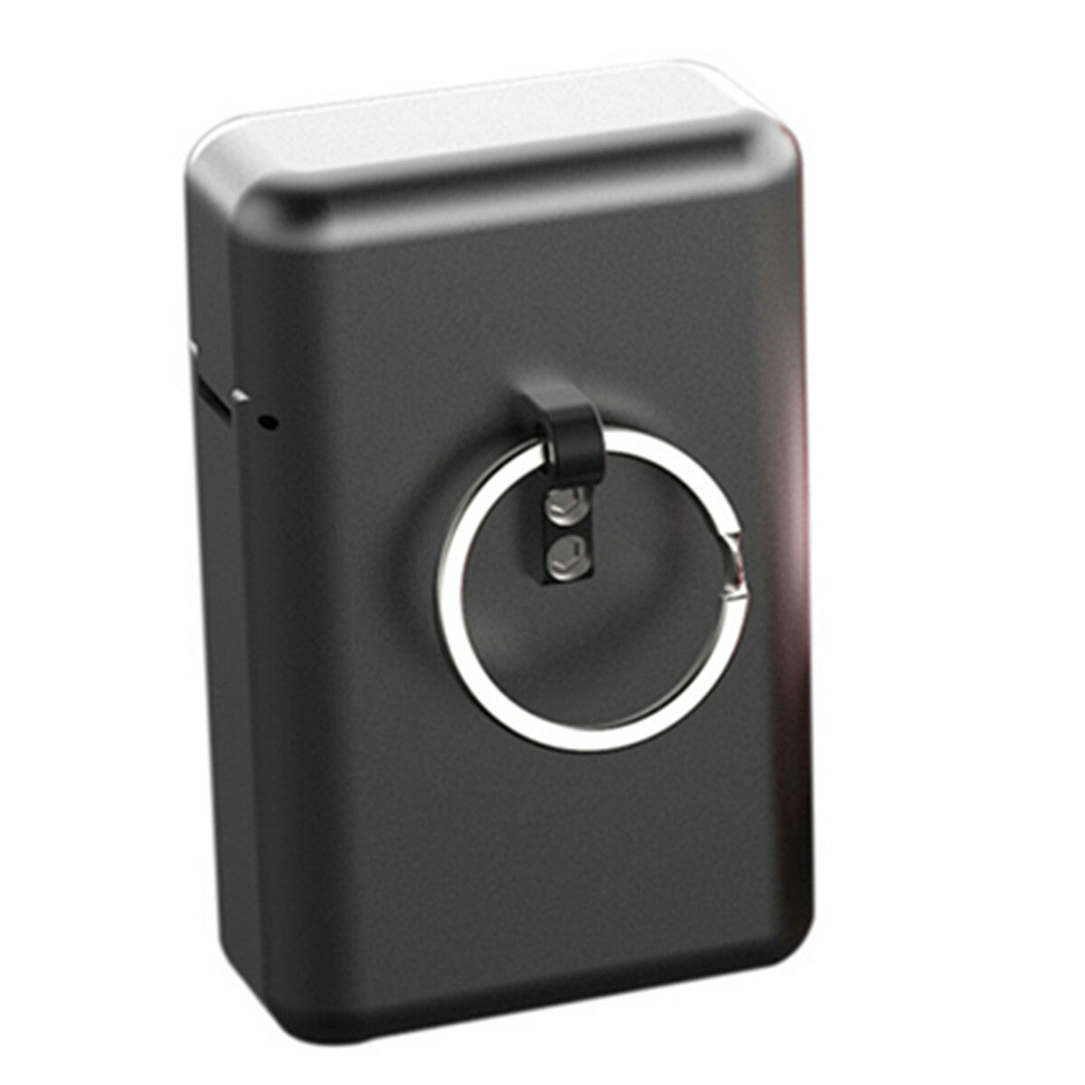 Aluminum Alloy Car Key Signal Blocker Case Keyless Entry Fob Guard Box With Ring