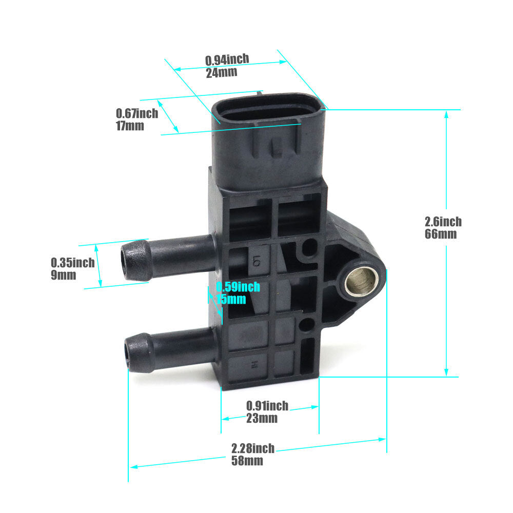 Differential pressure sensor switch for Dodge for Ram 4500 3500 2500 6.7L diesel engines - n