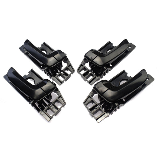 Black inner door handle left and right 4-piece set for for Kia 2005 - 10- v
