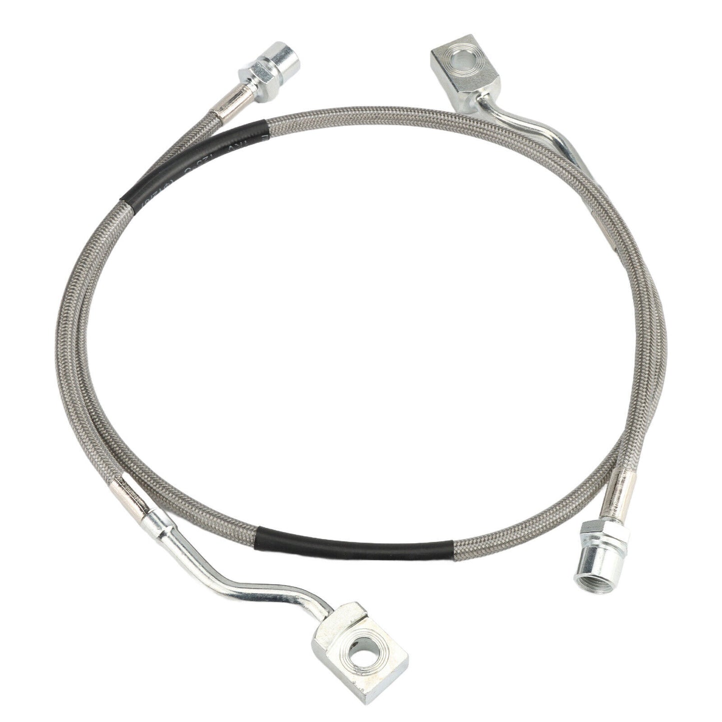 2x Front Steel Extended Brake Lines 89370 For Silverado for Sierra 1500 2007-2019 Q