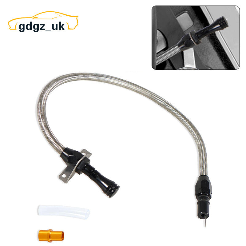 Stainless Flexible Dipstick Fits GM for Chevy TH350 TH400 Turbo Transmission BBC SBC