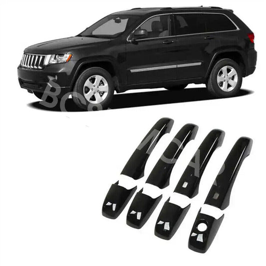Car Exterior Door Handle Cover 4Pcs/Set Fit for Jeep for Grand Cherokee 2011-2020