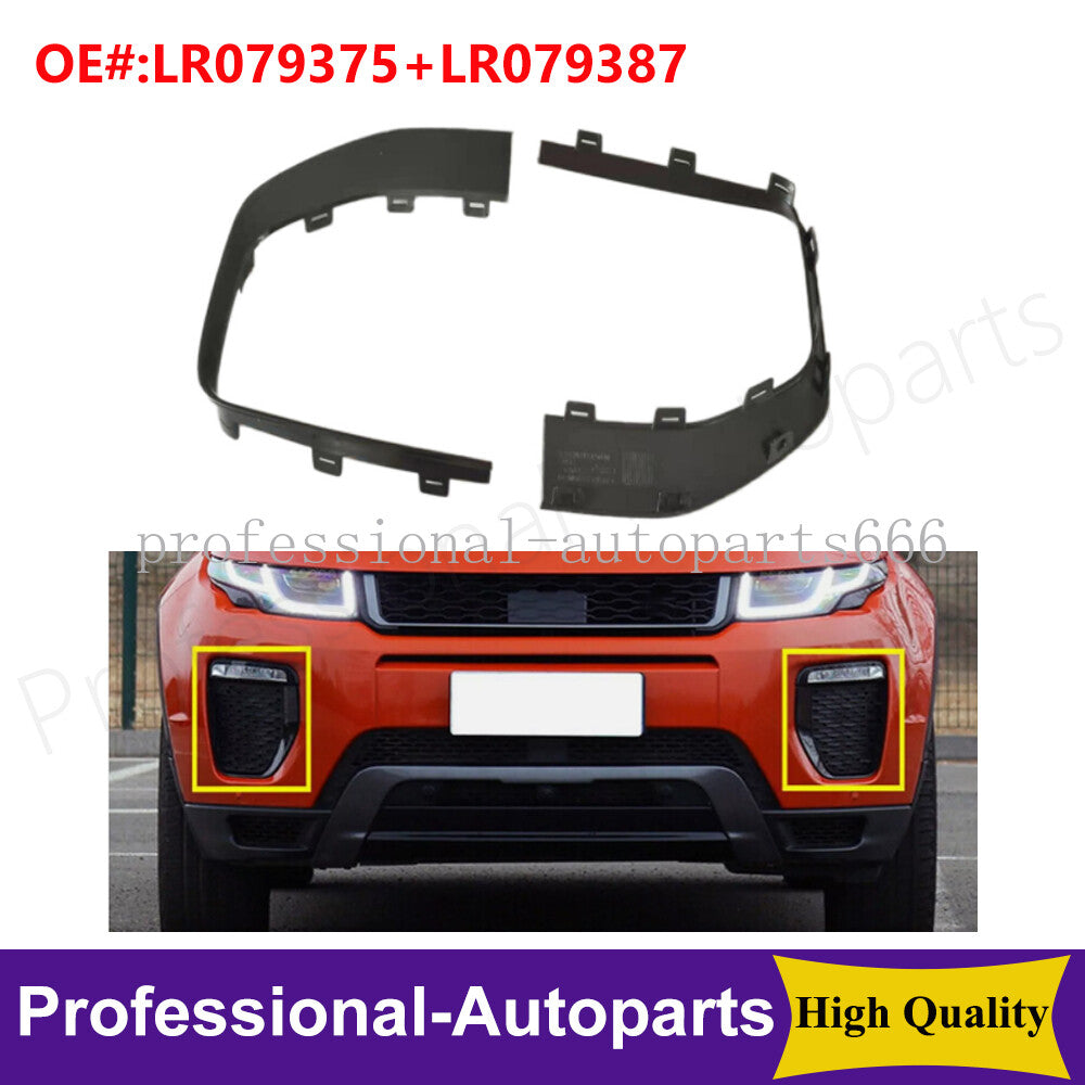 Front L+R fog light cover for Land Rover for Range Rover Evoque Dynamic Sport