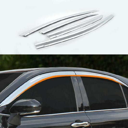 for Toyota for Camry 2012-2017 Chrome Window Wind Visors Rain Guard Vent Deflectors