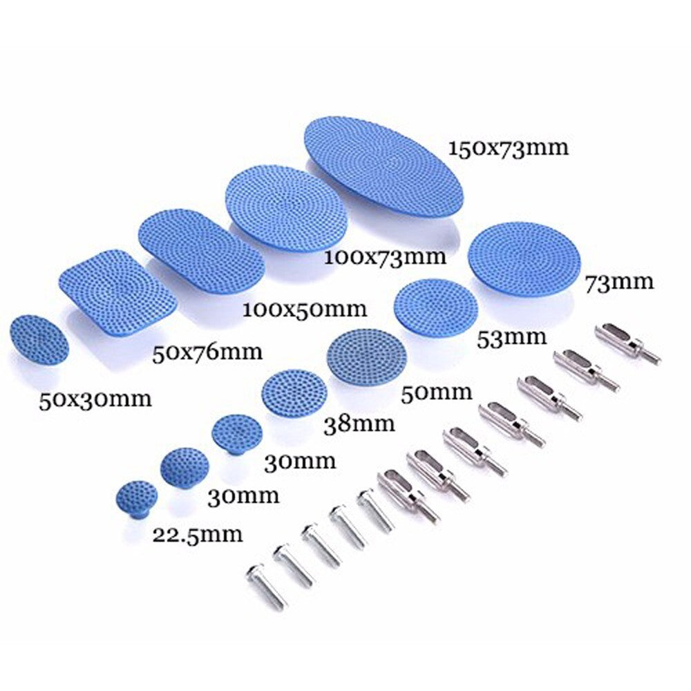 12pcsPDR paintless Repair tabs glue pulling TAB is suitable for Slide hammer v
