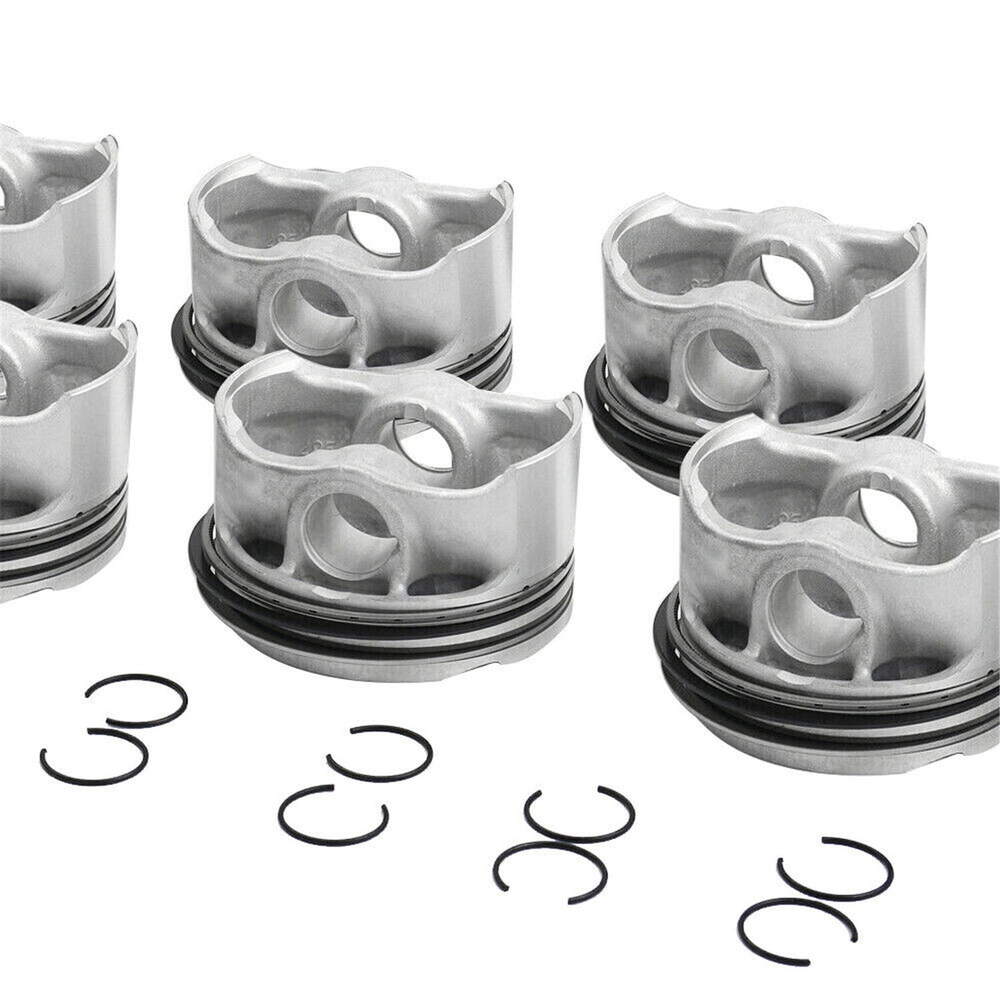 Pistons  Rings Set Fits for BMW 550i 750i X5 F01 F02 F03 E70 E71 N63 4.4L V8