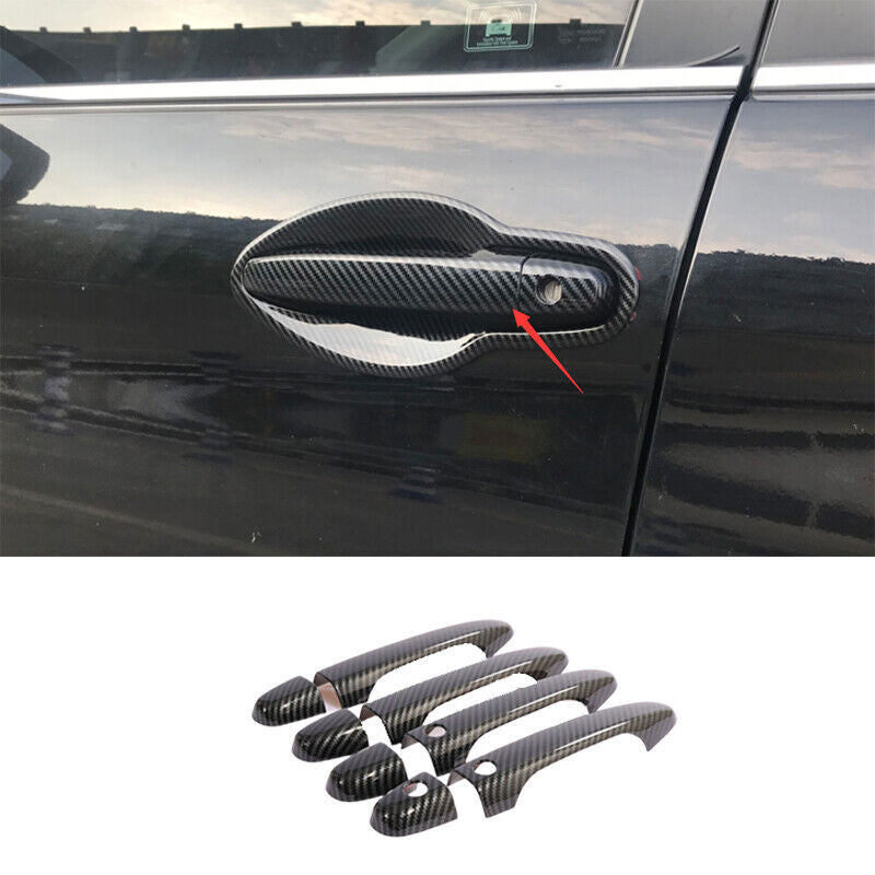 FOR Eclipse Cross 2018-2020 Outer Door Handle+Bowl Cover Trims Chrome v