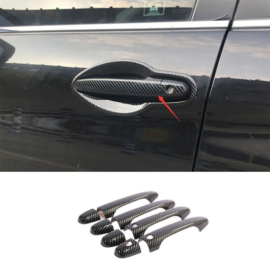 FOR Eclipse Cross 2018-2020 Outer Door Handle+Bowl Cover Trims Chrome v