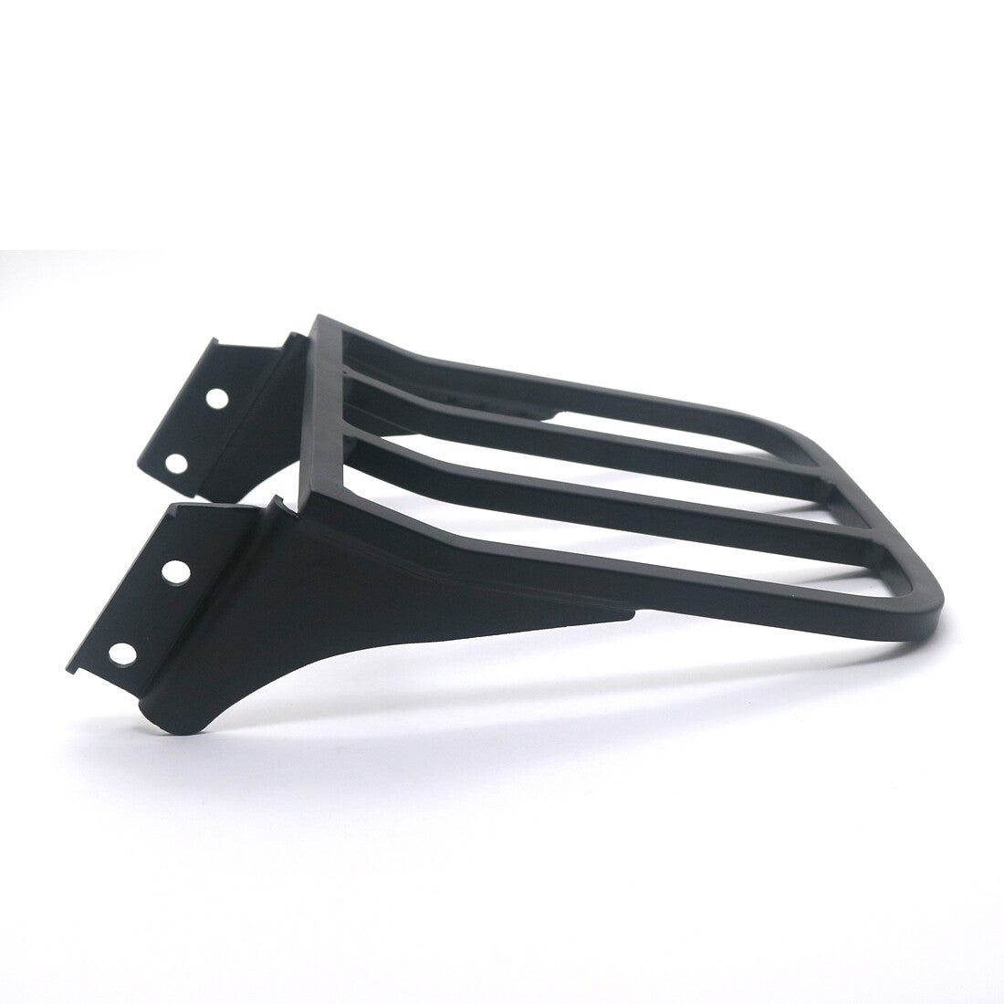 Black Sissy Bar Backrest Luggage Rack Rear Carrier for Harley Dyna FLSTS FXST