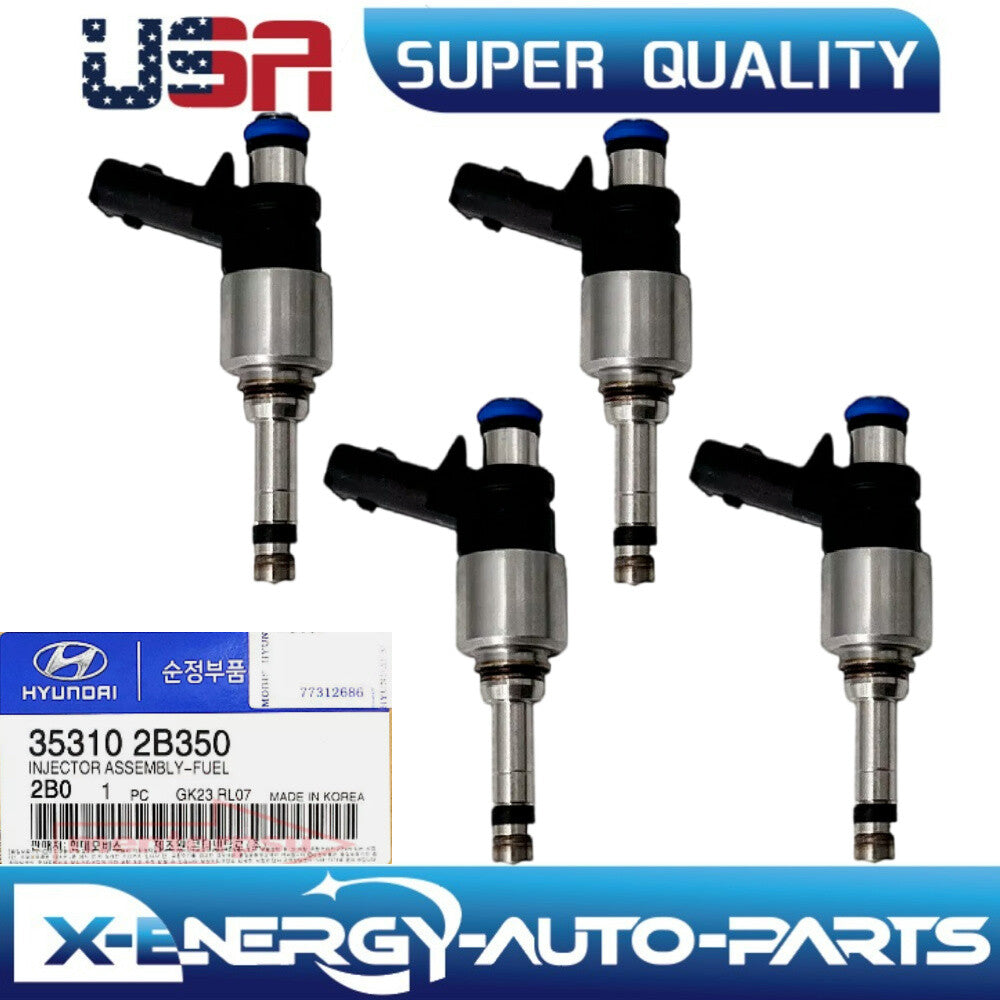 4X Fuel Injector 35310-2B350 for Hyundai 2016-2020 for Elantra 2018-2020 for Elantra GT