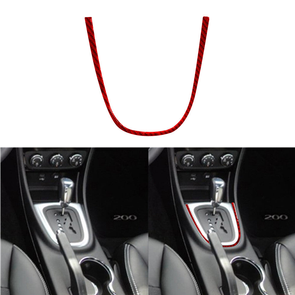 Carbon Fiber Climate Control Panel Cover Trim for Suzuki Grand Vitara 06-09 Red v