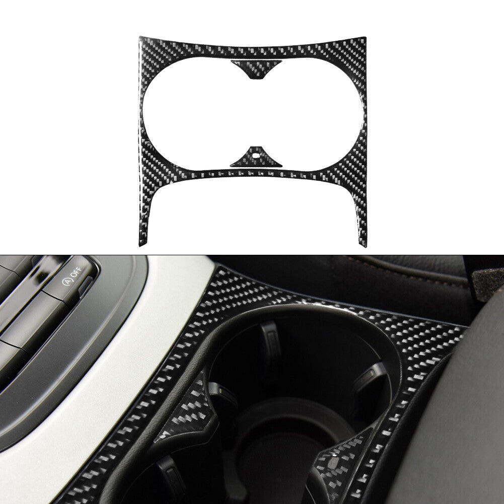 8Pcs Carbon Fiber Navigation Screen Cover Trim For Tacoma 2016-2021 Red v
