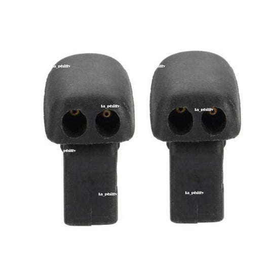 Pair Front Windshield Washer Nozzle for Jaguar X-Type 2.5L 3.0 2002-2007