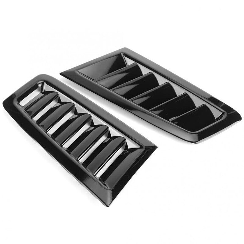 2-Pack Car ABS Cover Ventilation Spoon Air Intake Louvers Cooling Cap Ventilation Cover - n