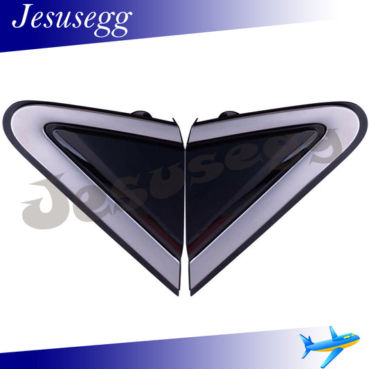 RHLH Mirror Corner Cover Fender Trim Fit For 13 14 15 16 17 18 19 for Nissan Sentra