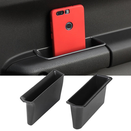 for Suzuki for Jimny 2019-2022 Armrest Container Door Storage Box Handle Pocket x2 Q