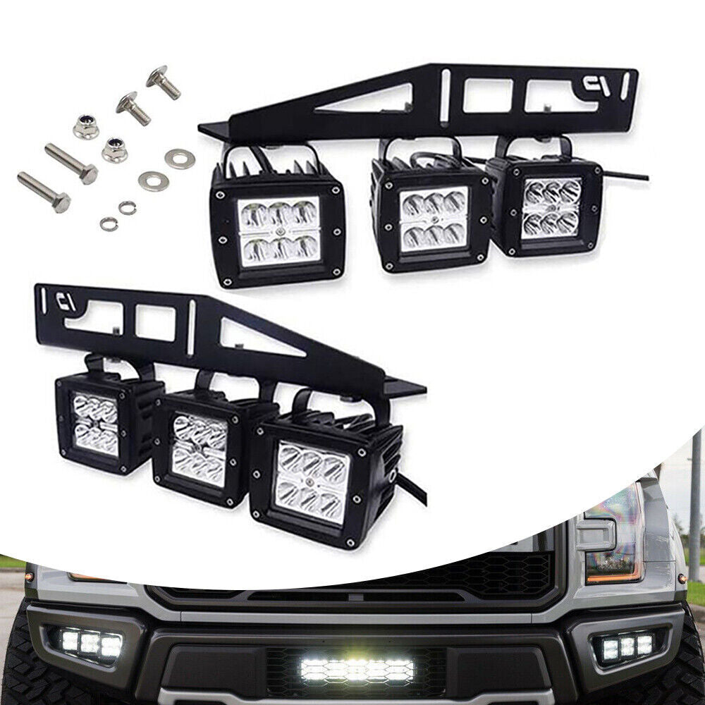fog light bumper mounting bracket kit for Ford F-150 2017 2018 2019 2020