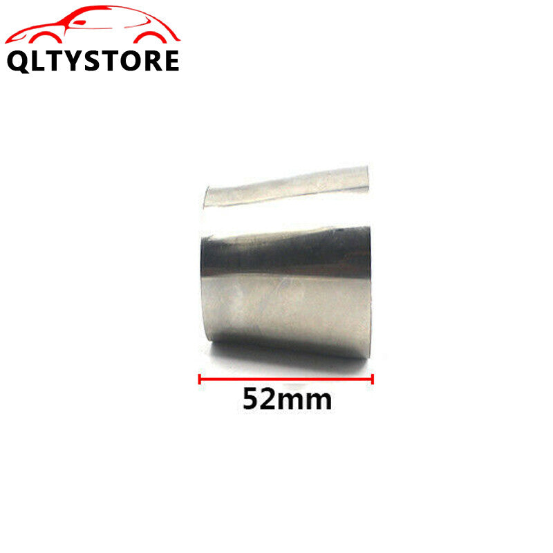 2'' to 2.5''OD Stainless Exhaust Pipe Concentric Reducer Pipe Converter Adapter Q