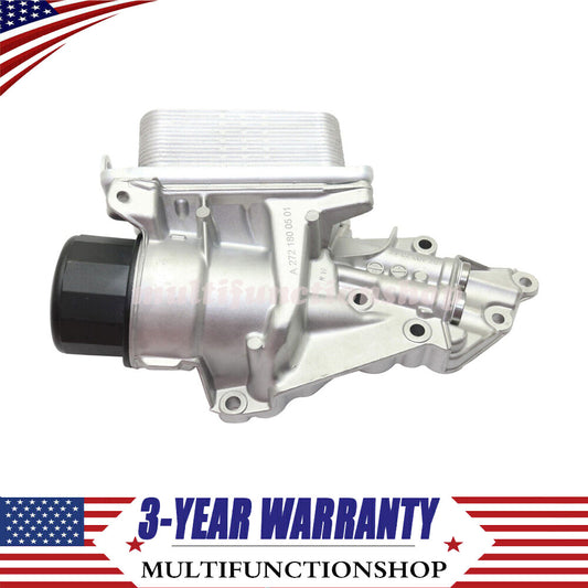 Oil Filter Housing Fits for Mercedes-Benz CLK350 2006-2009 V6 3.5L 2721800510 Q