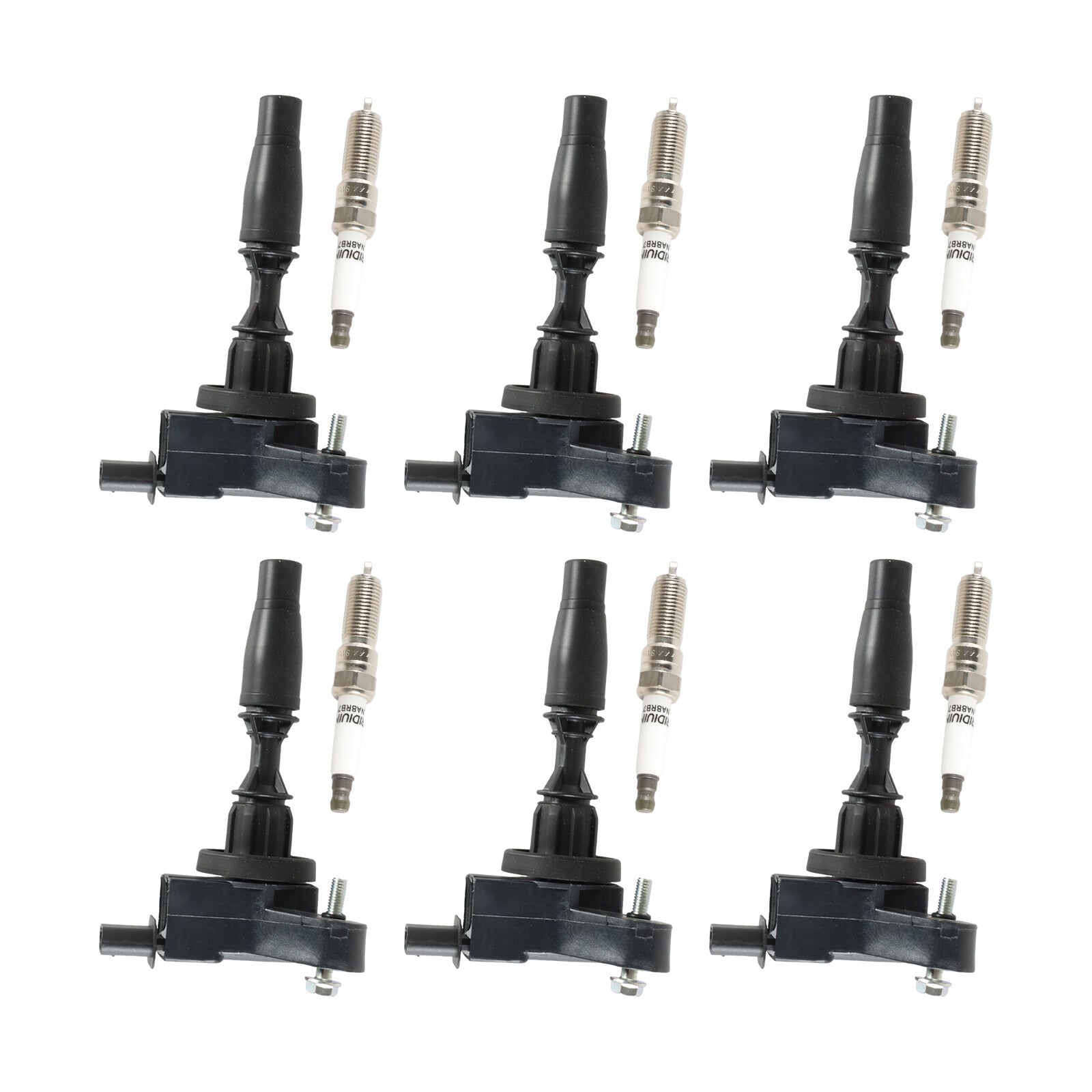 6x Ignition Coils  Iridium Spark Plugs For 2016-2020 for Cadillac ATS CT6 CTS XT5