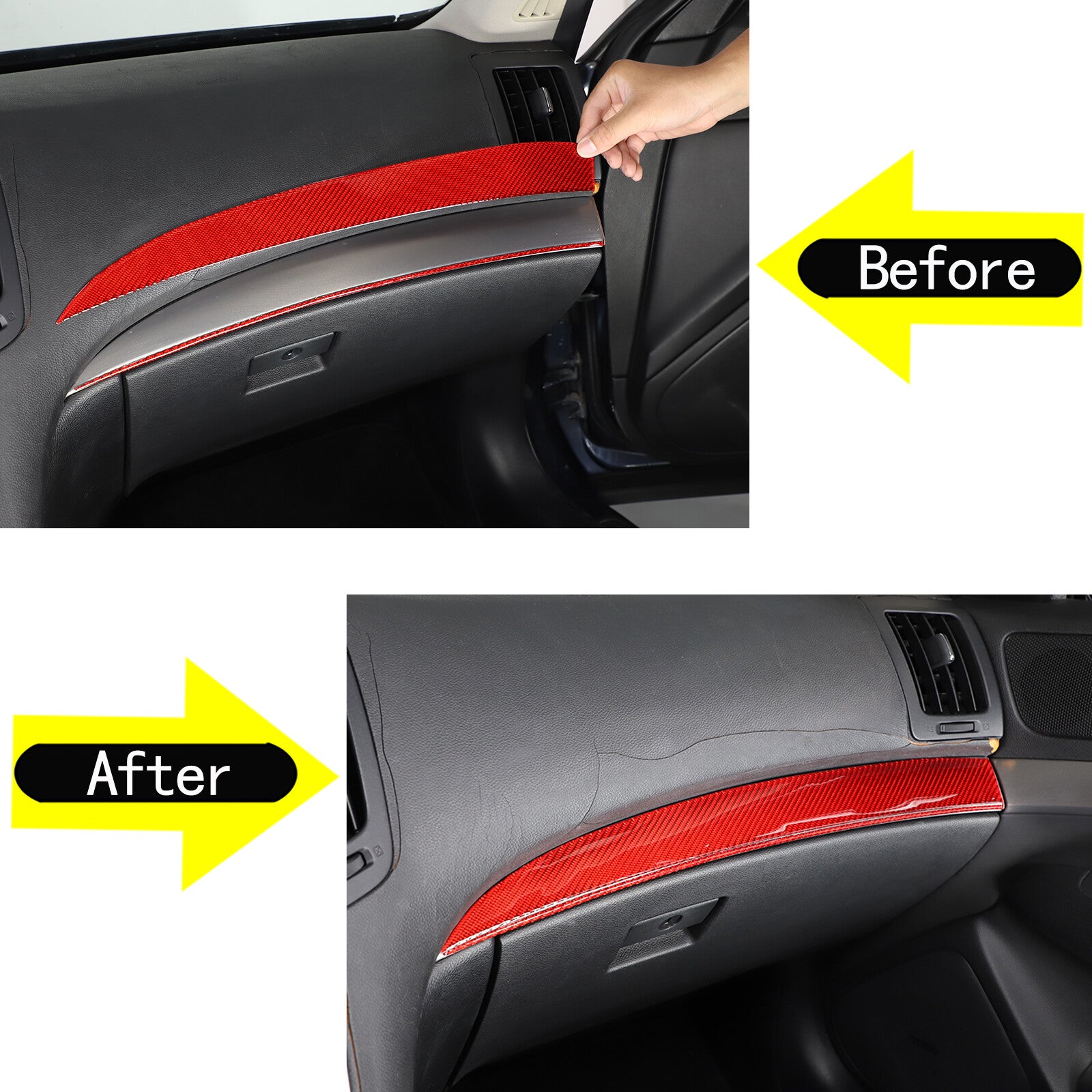 ABS Silver Pair Rear D Post Corner Molding Kit for Hummer H3 2005 - 2009- v