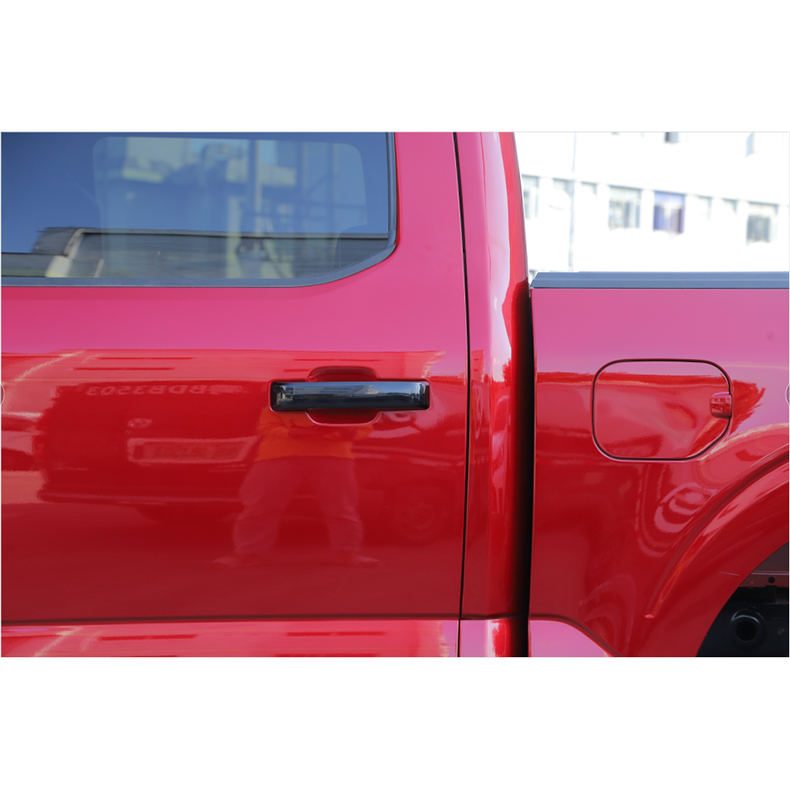 for ford  F-150 F150 2021-2023 Gloss Black Side Door Handle Molding Cover Trims