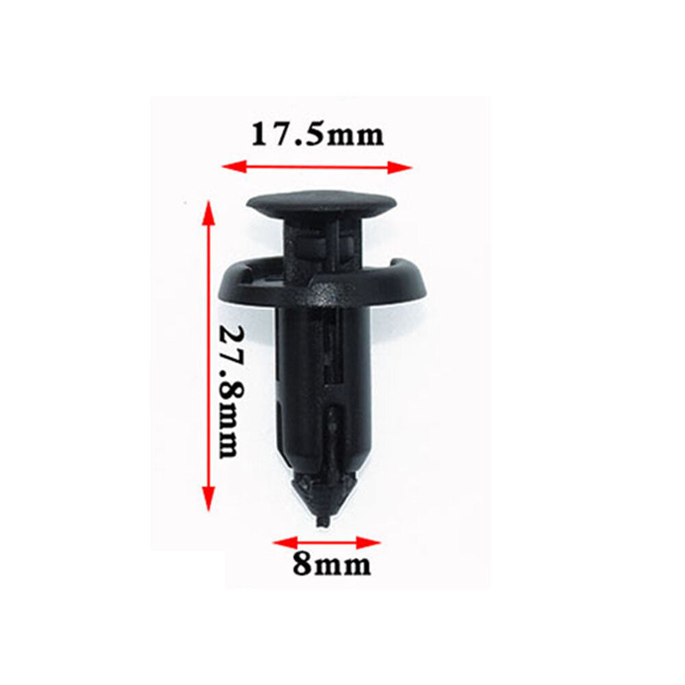 10 Car Fender Rocker Moulding Trim Retainer Clips for Honda for Nissan