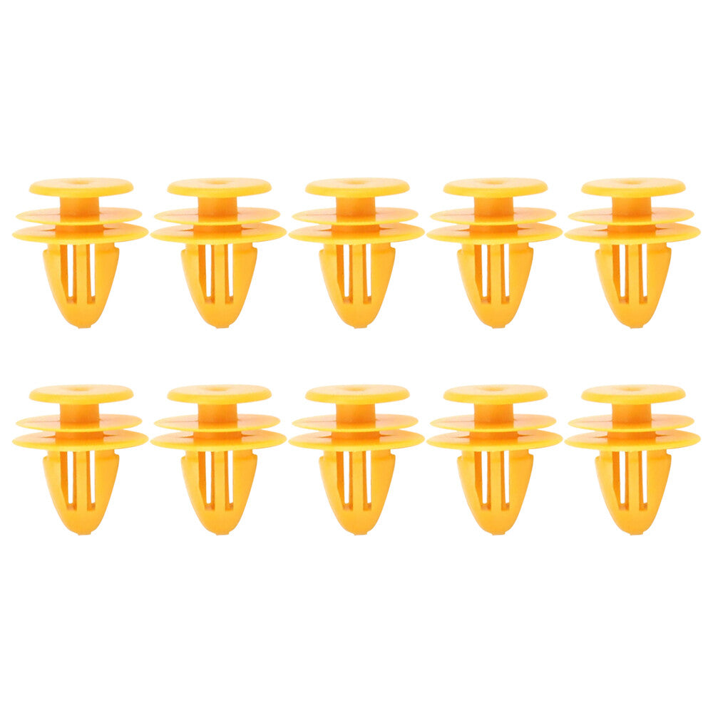 10PCS Door Trim Panel Retainer Clips for 2010-2019 Hyunda for Kia Forte5 Yellow