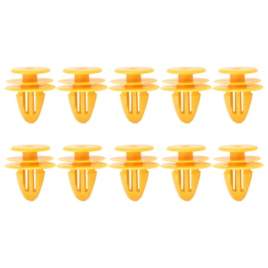 10PCS Door Trim Panel Retainer Clips for 2010-2019 Hyunda for Kia Forte5 Yellow