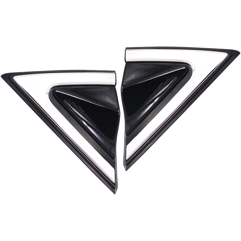 Left  Right For 13-18 for HYUNDAI SANTA FE Fender Pillar Trim Mirror Corner Molding