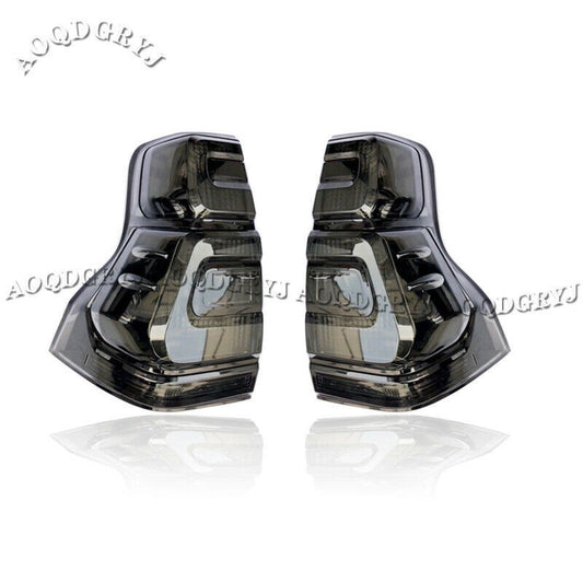 Black Smoke LED Tail Light Rear Brake Lamp for TOYOTA PRADO FJ/LC150 2018-2021