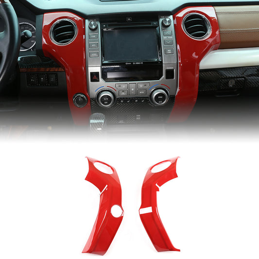 2-Pack Pearwood ABS Side Vent Inner Frame for Tundra 2022 Sequoia 23+- v
