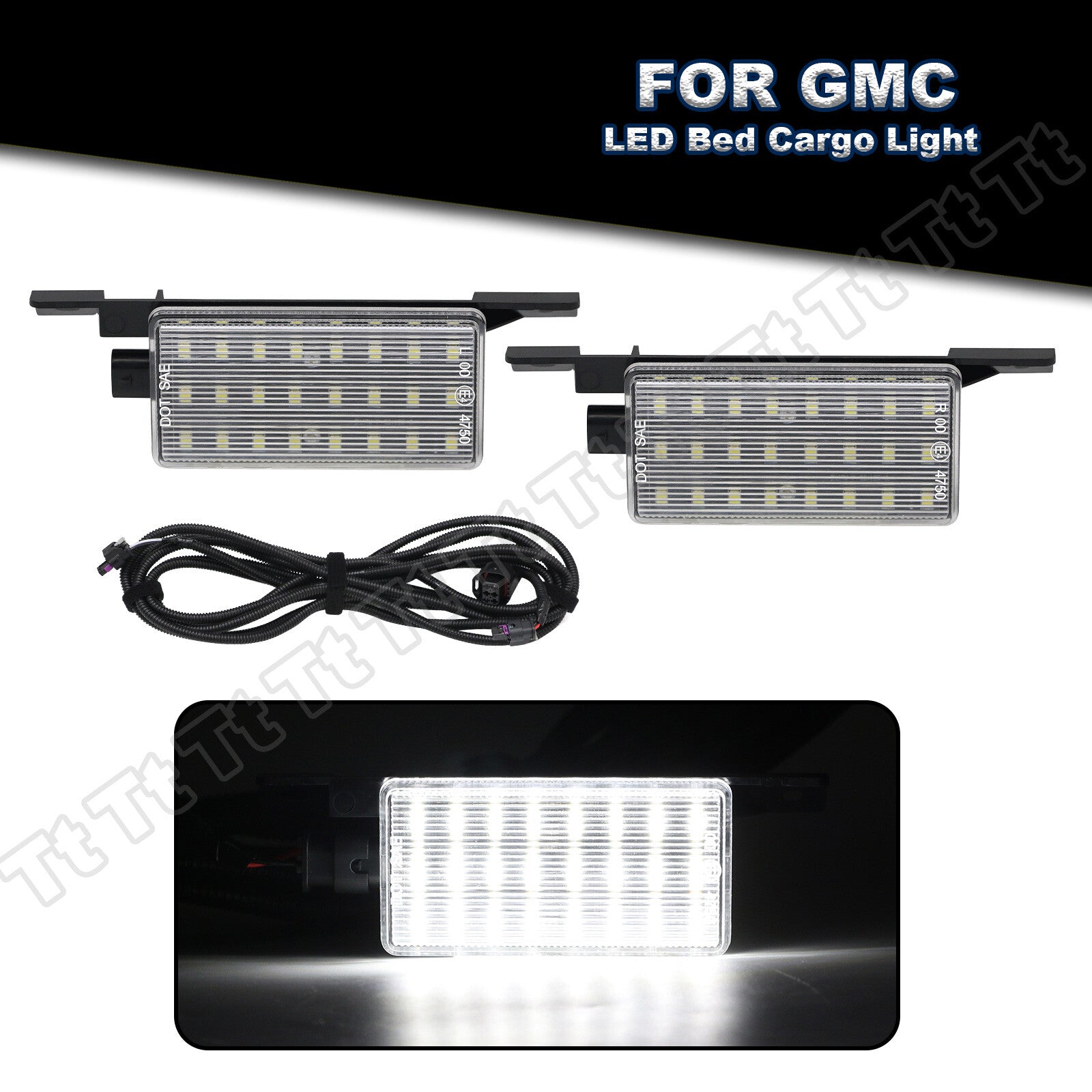 Suitable for 2016-19 Solod 1500 2500 LED bed lighting kit+wiring harness- v