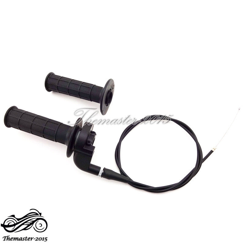 Twist Throttle Hand Grips Cable Set For ATC 110 125 185 185S 200 250R 3 Wheeler Q
