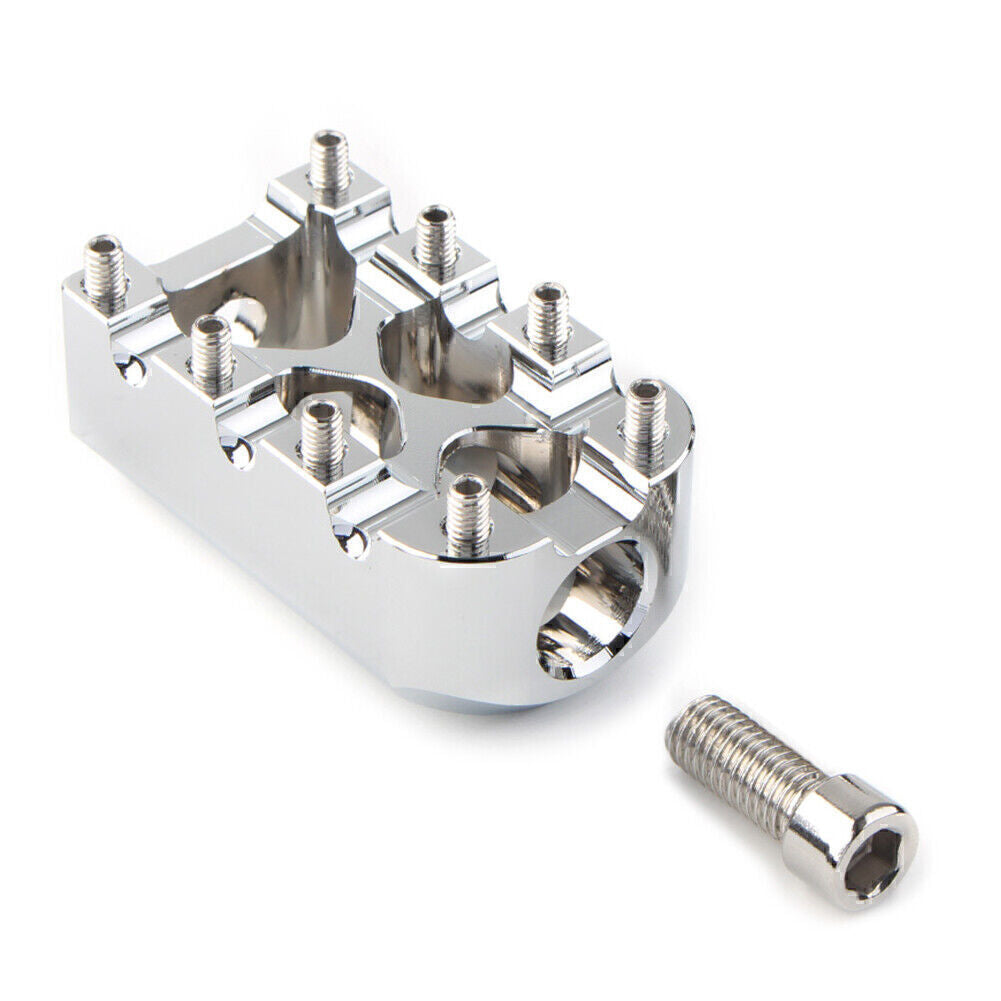 Chrome MX Style Shift Peg Anti-Skid Pedal Fit for Harley Touring Dyna Sportster XL