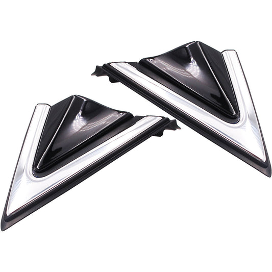 Left  Right For 13-18 for HYUNDAI SANTA FE Fender Pillar Trim Mirror Corner Molding
