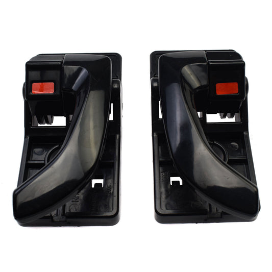 Fits 2005 - 2009 for Hyundai for Tucson Pair of Black Left and Right Interior Door Handles - v