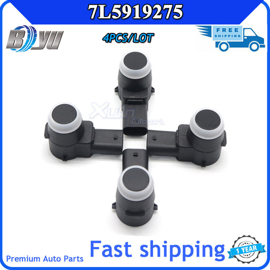 4 brand new black seats for Audi A3 for VW for Golf Touran Eos and for Skoda parking sensors (model 7l5919275). v