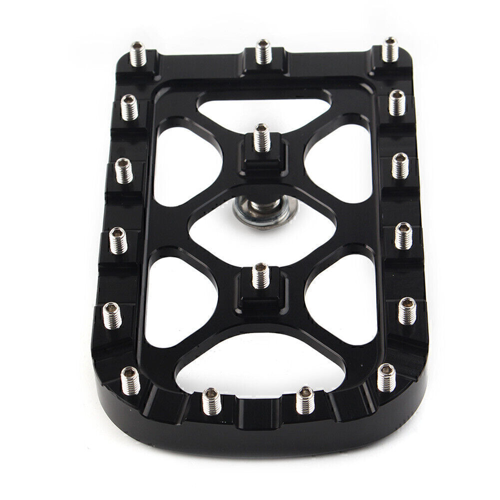 CNC MX Style Brake Pedal Large Pad Cover for Harley Touring Road King Softail