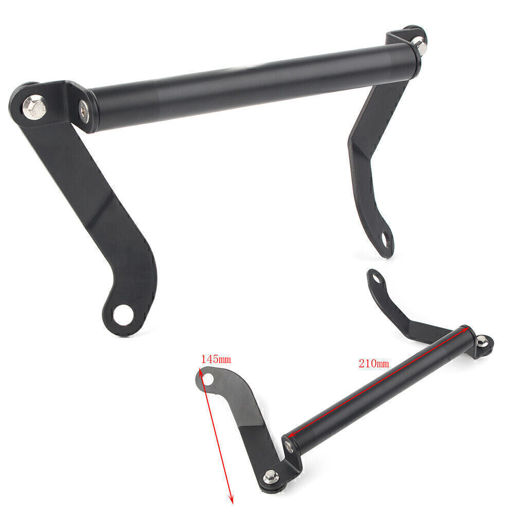 for HONDA ForZA 125 22mm Extension Handlebar Navigation Bracket GPS Phone Holder Q