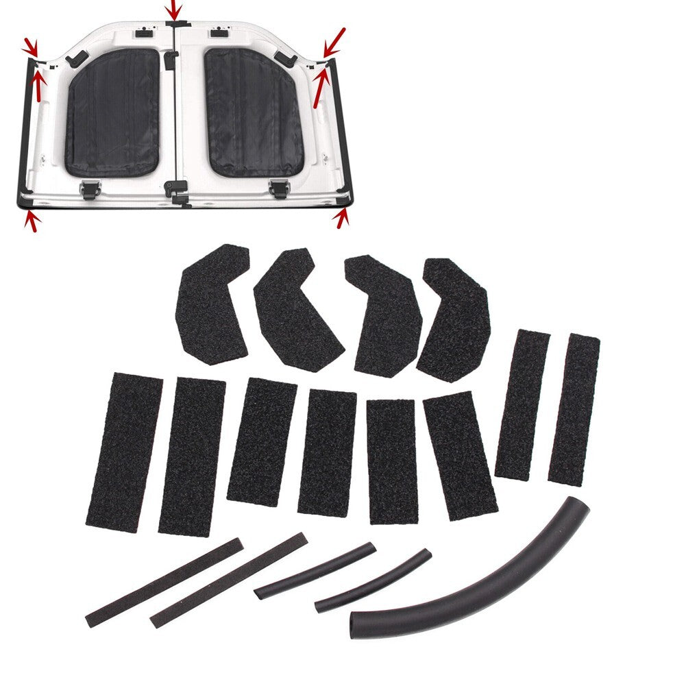 17PCS Hardtop Headliner Roof-Seal Kit Accessories for Jeep for Wrangler JK 07-18