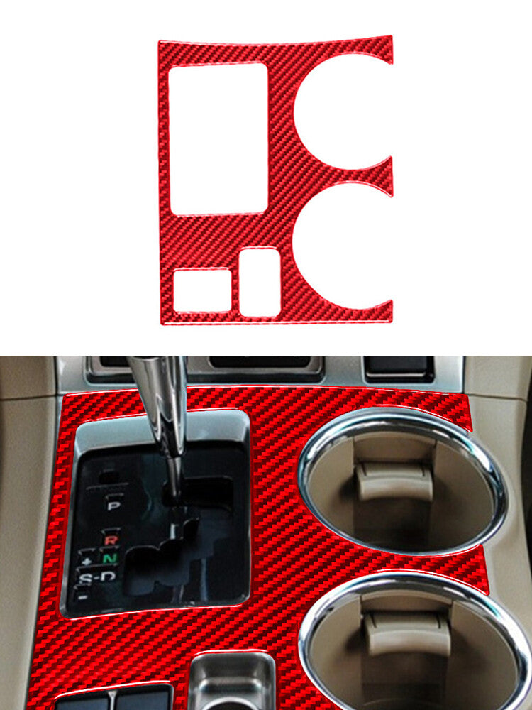 2Pcs Carbon Fiber Automatic Shift Frame Cover Trim For Ranger 2019-2022 v