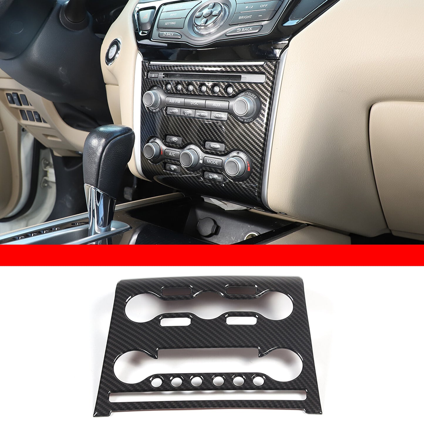 for corvette c7 2014-2019 carbon fiber drive door danel trim cover- v