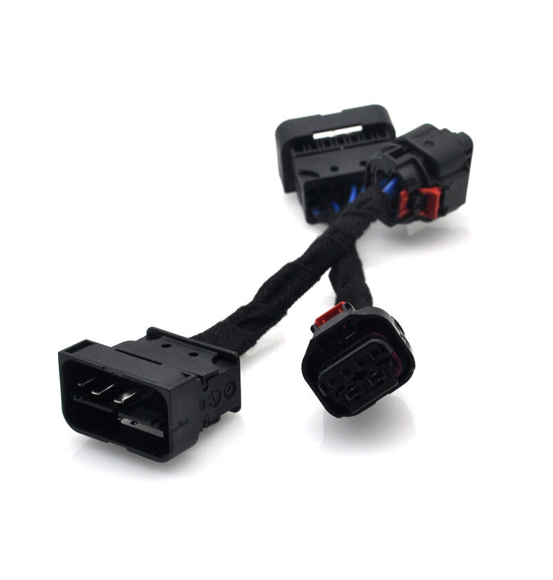 2x Retrofit facelift LCI Led Head light cable wire adaptor Loom for BMW