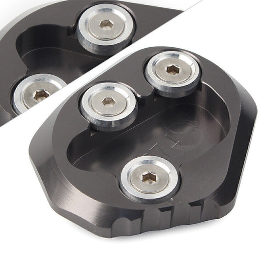 Kickstand Side Stand Plate Extension Pad for YAMAHA YZF-R6 2017-2018 Titanium Q